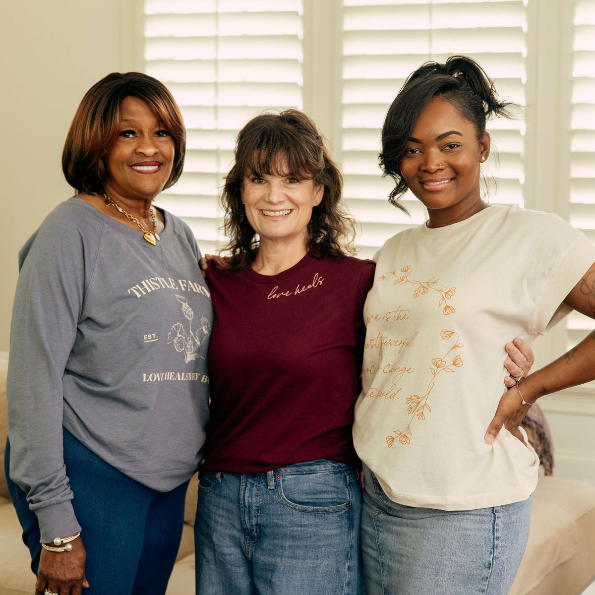 Love Heals Everybody French Terry Tee