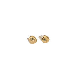 Olive Pebble Studs