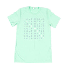 Short Sleeve Mint Crossword Tee