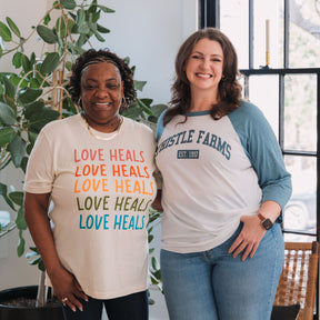 Short Sleeve Love Heals Pride Tee
