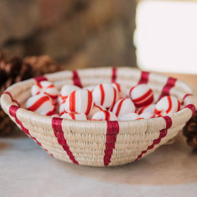 Peppermint Woven Bowl