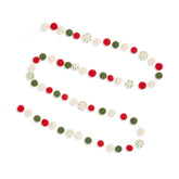 Peppermint Felt Garland