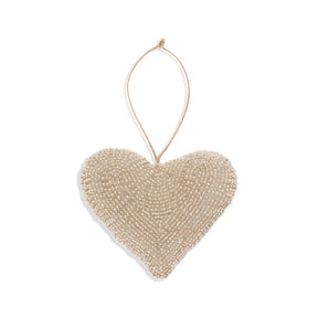 Beaded Heart Ornament