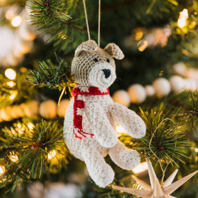 Crochet Puppy Ornament