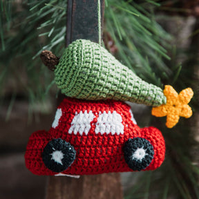 Crochet Tree & Car Ornament