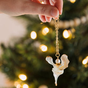 Pearl Angel Ornament