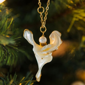 Pearl Angel Ornament