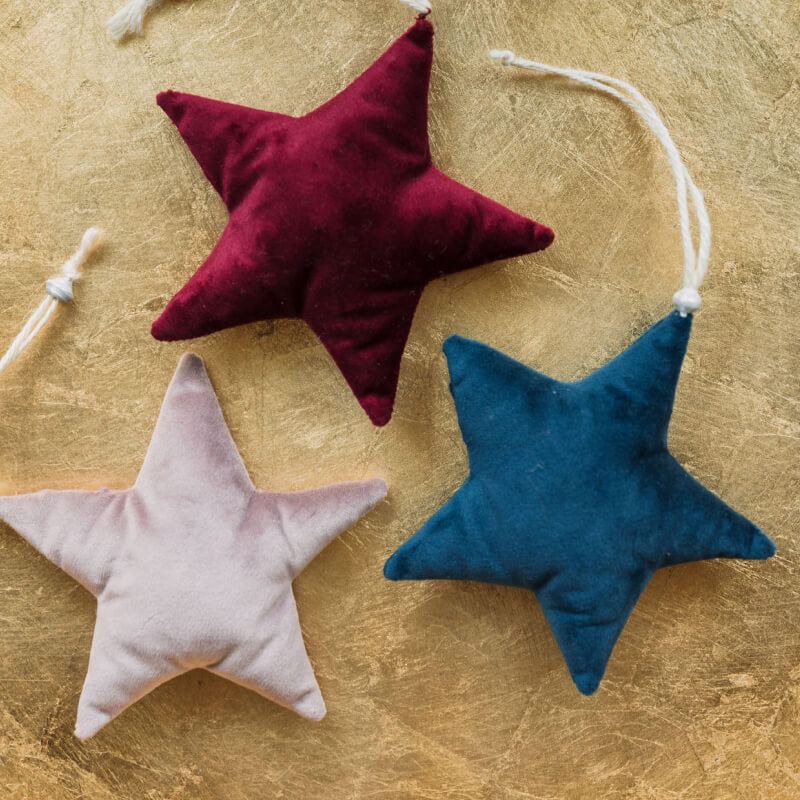 Velvet Star Ornament