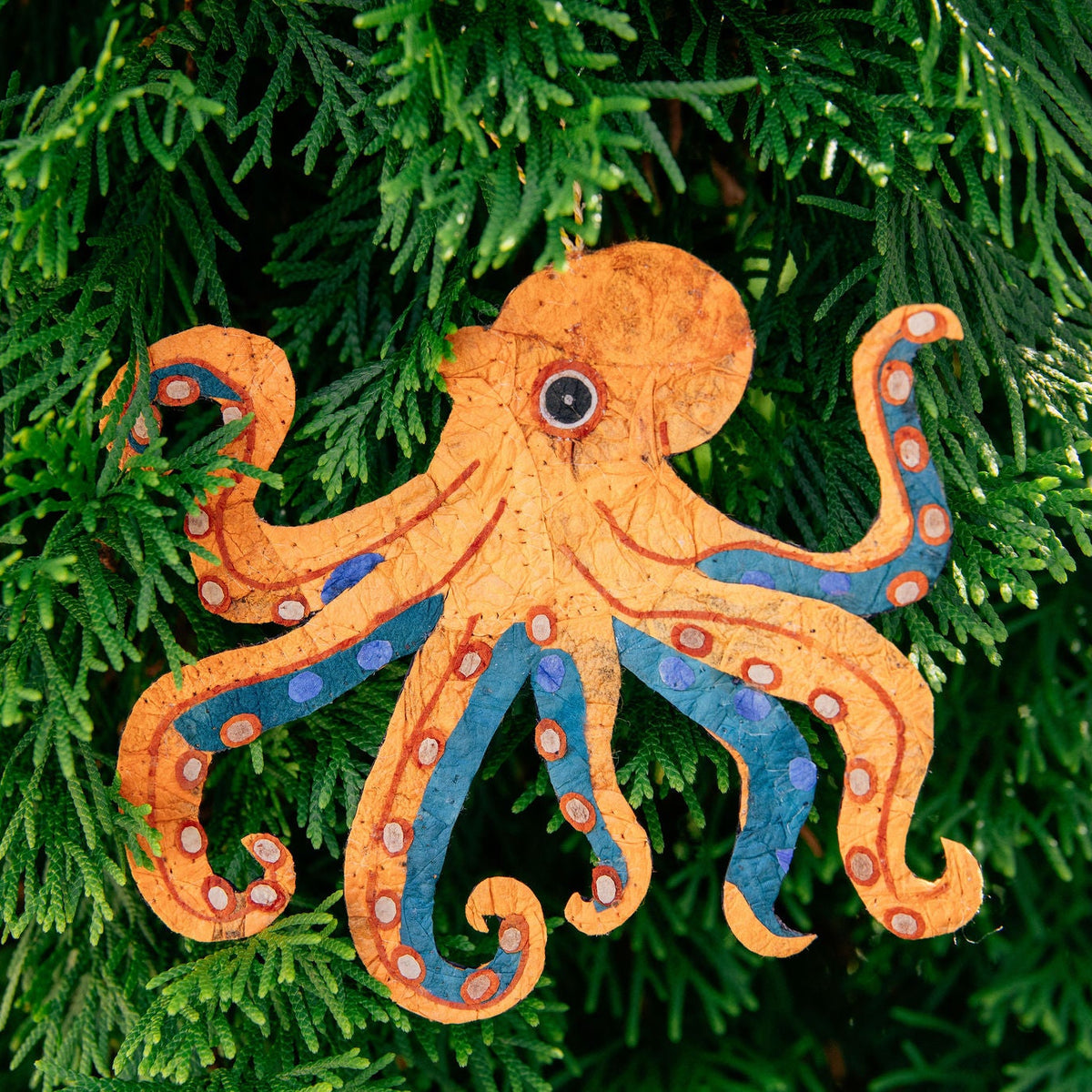 Octopus Silk Ornament