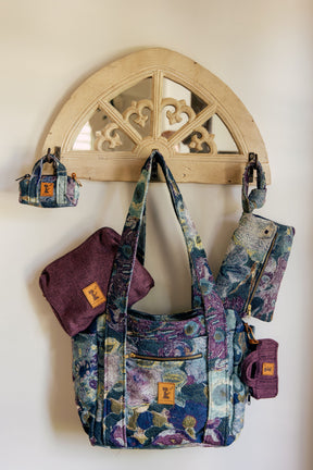 Handmade Kaleidoscope Wristlet Clutch