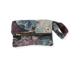 Handmade Kaleidoscope Wristlet Clutch