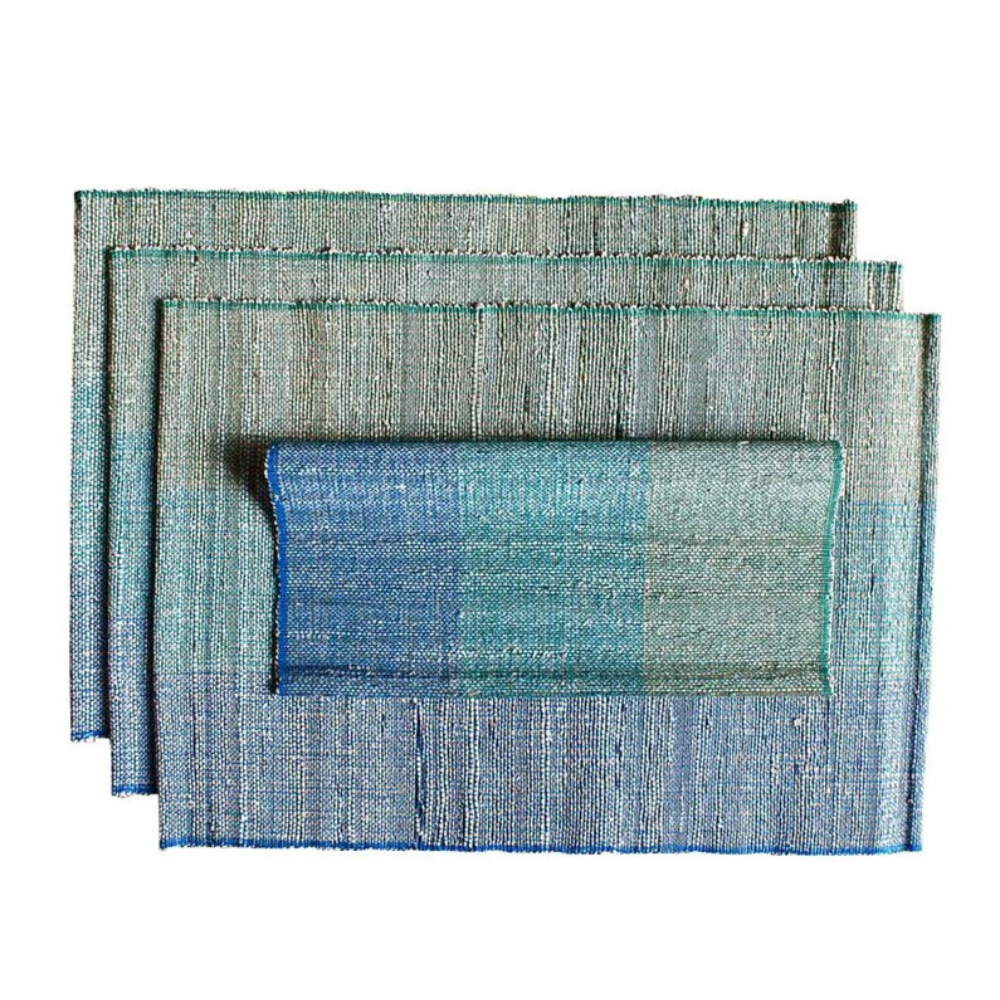 Banana Plant Fiber Placemat Set Natural Woven