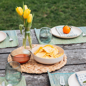 Banana Plant Fiber Placemat Set Natural Woven