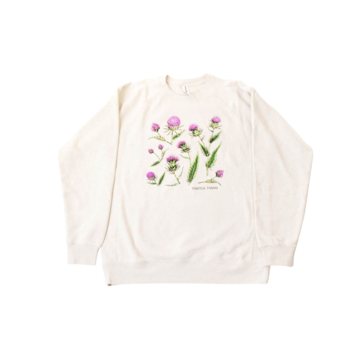 Raglan Sleeve Thistle Sweatshirt