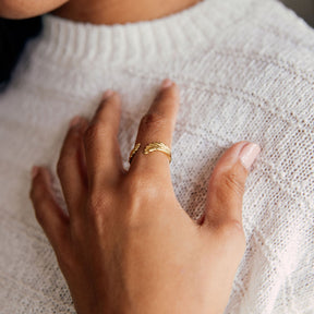 Winged Feather Ring