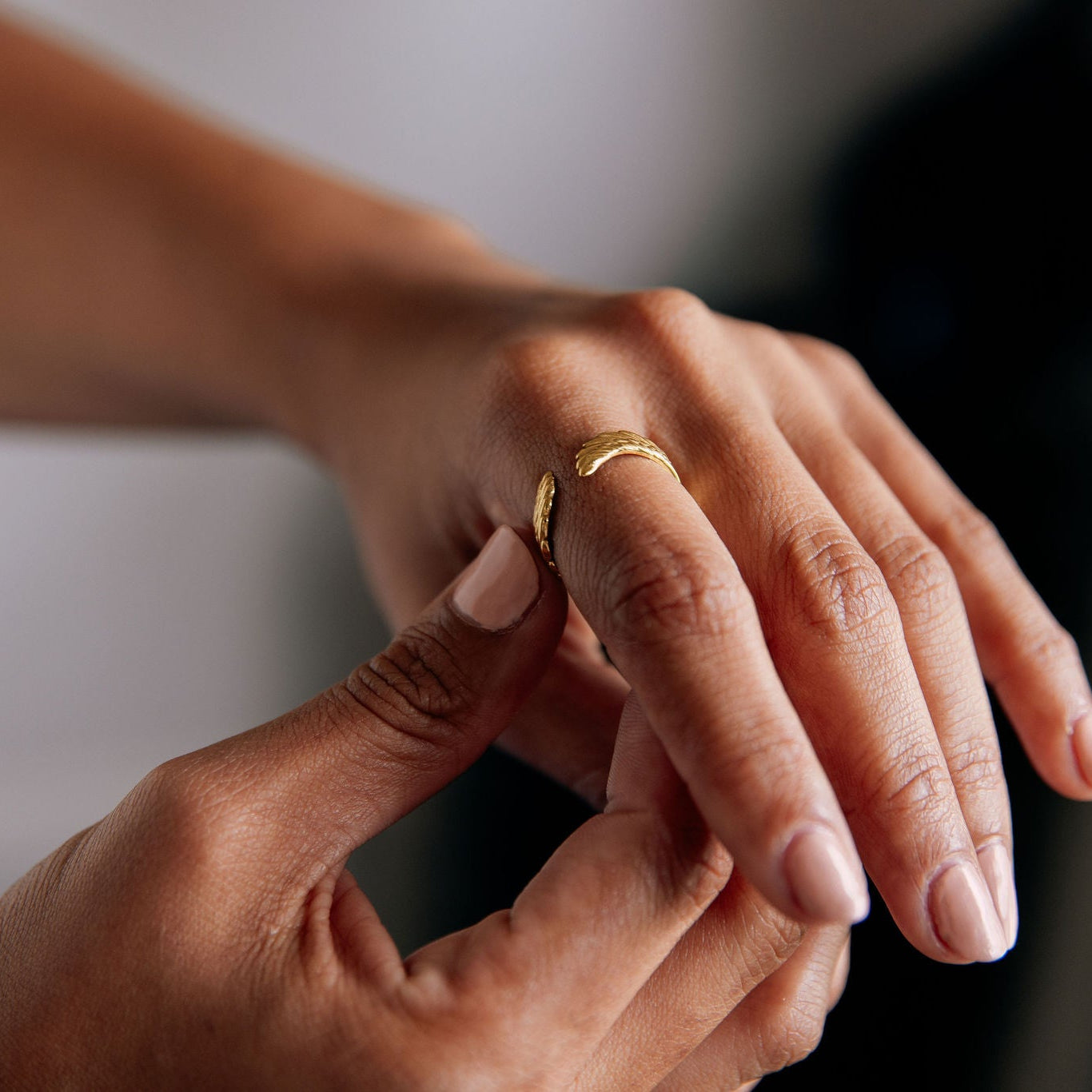 Winged Feather Ring