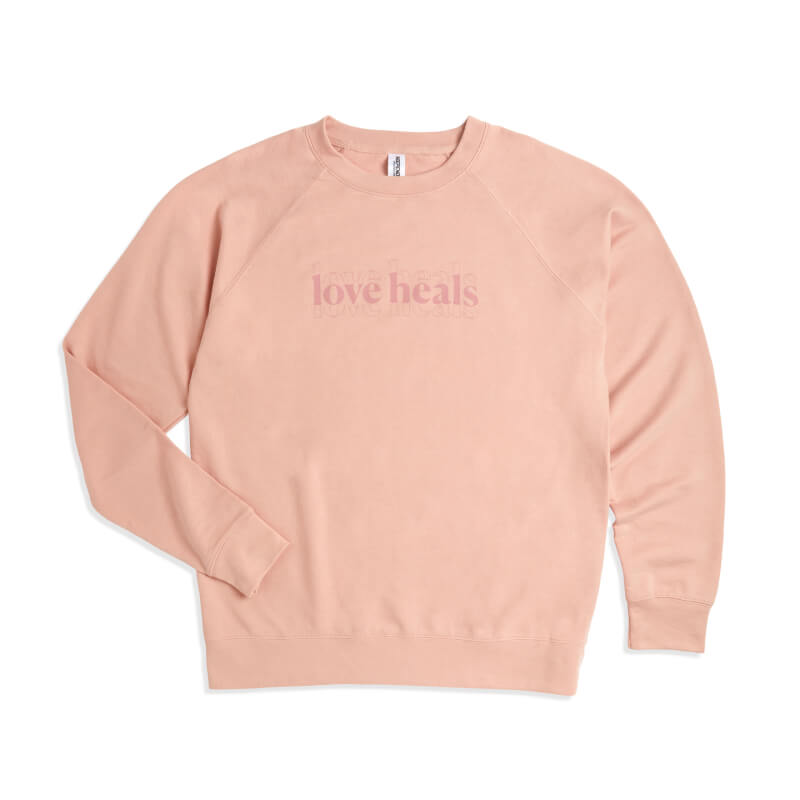 Love Heals Pink Sweatshirt