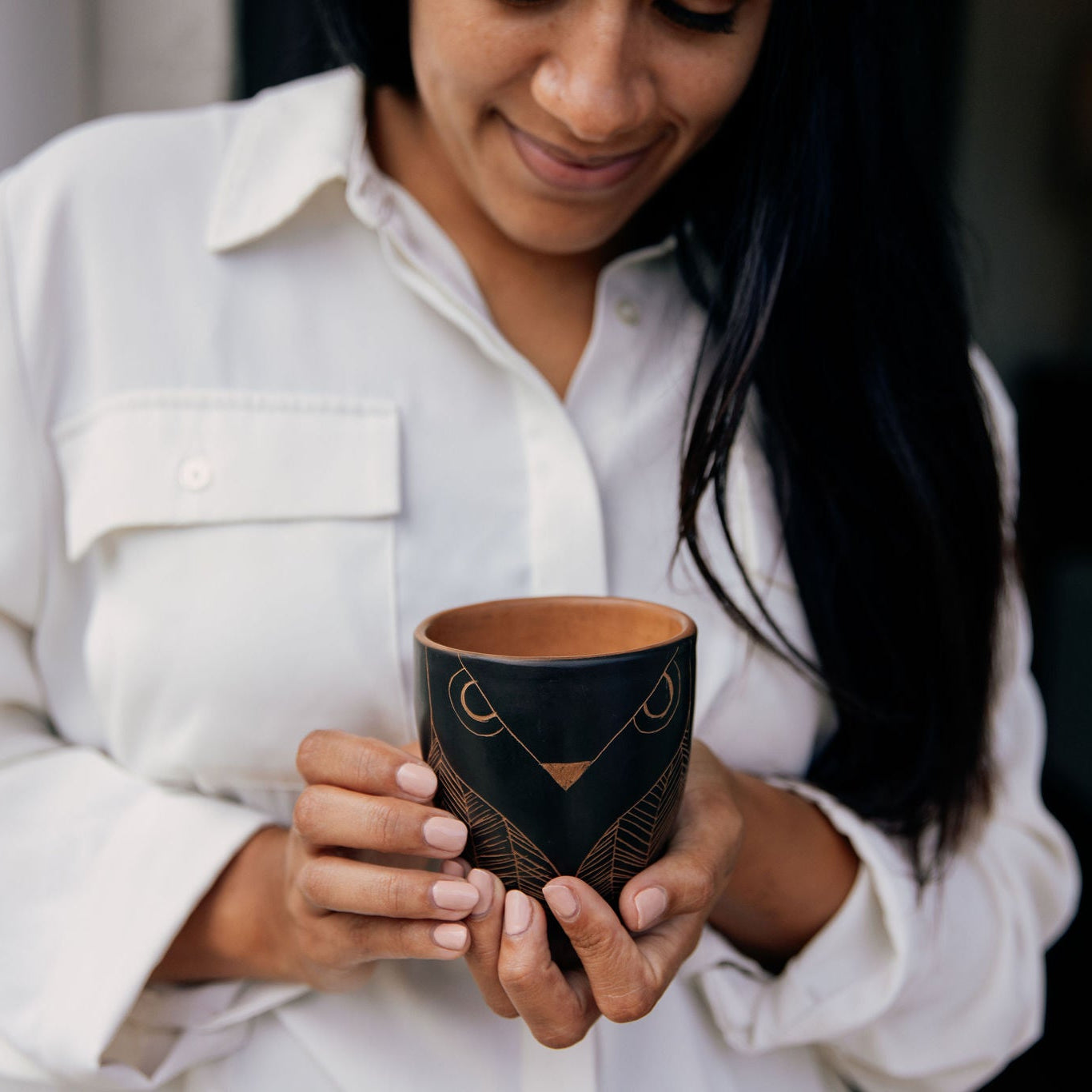 Yuyo Owl Ceramic Cup