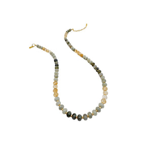 Mixed Gemstone Beaded Necklace