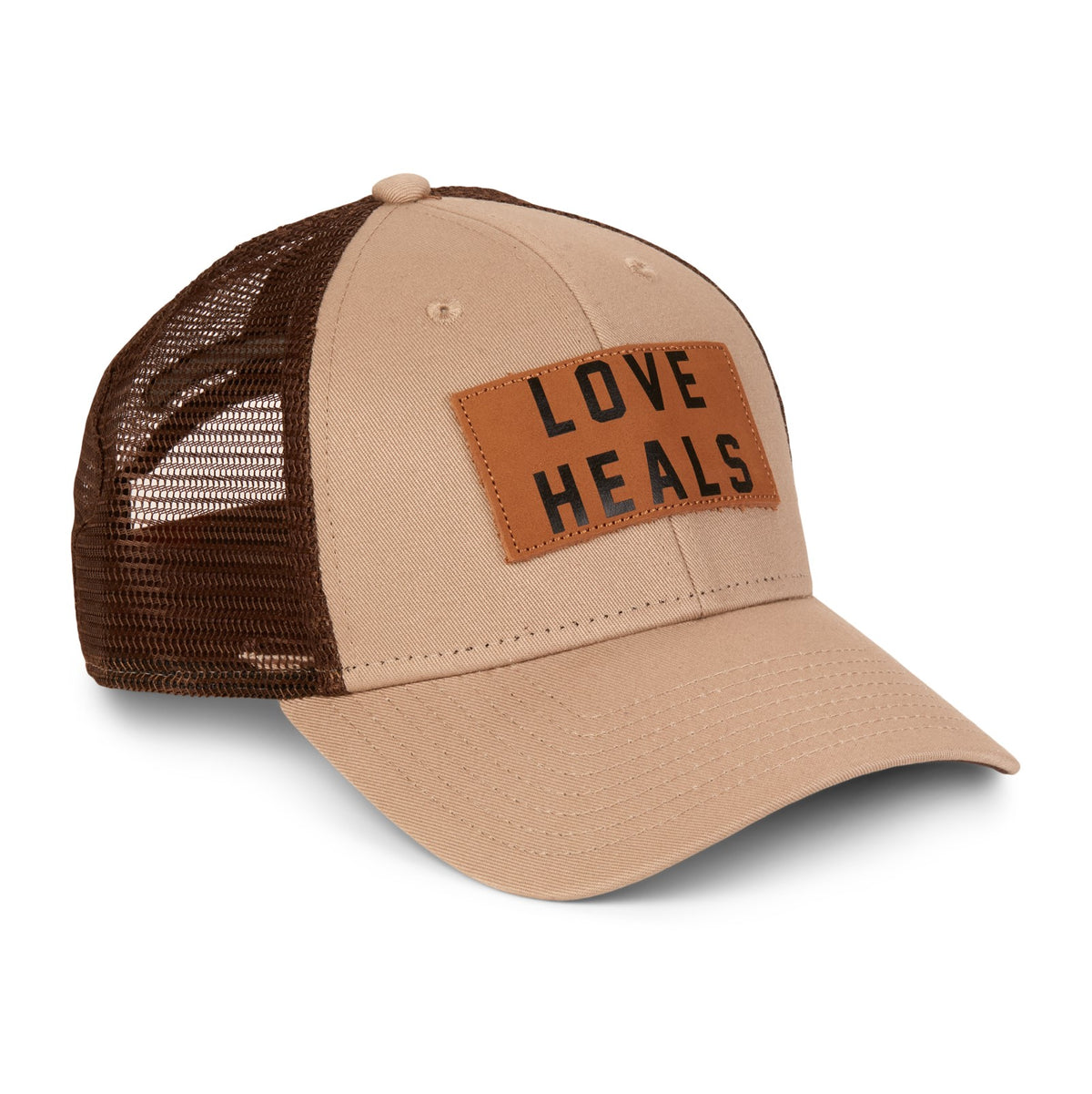 Love Heals Tan Hat