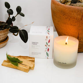 Palo Santo Sage Candle + Room Mist Bundle