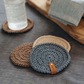 Crocheted Coaster Set