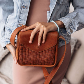 Basket Weave Crossbody