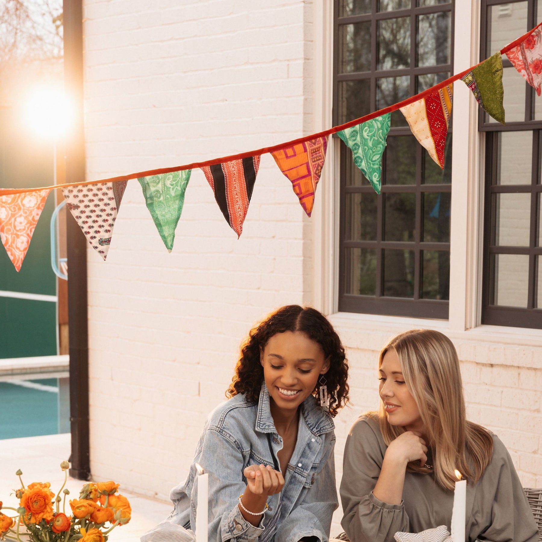 Vibrant Flag Garland