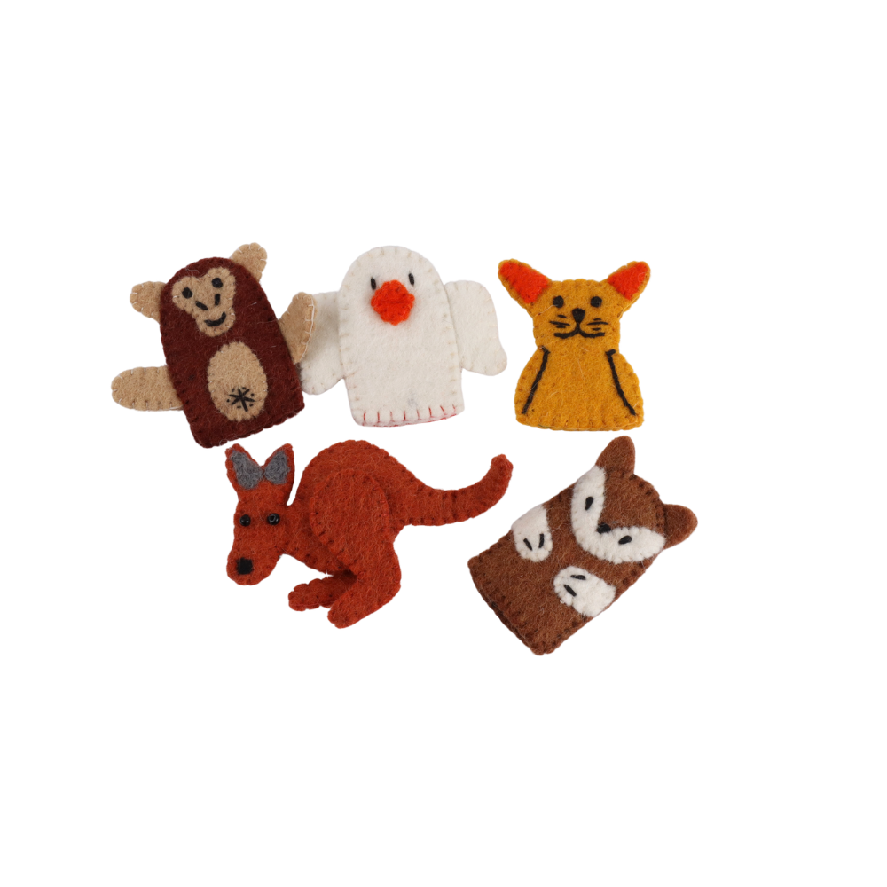 Wool Felt Finger Puppets