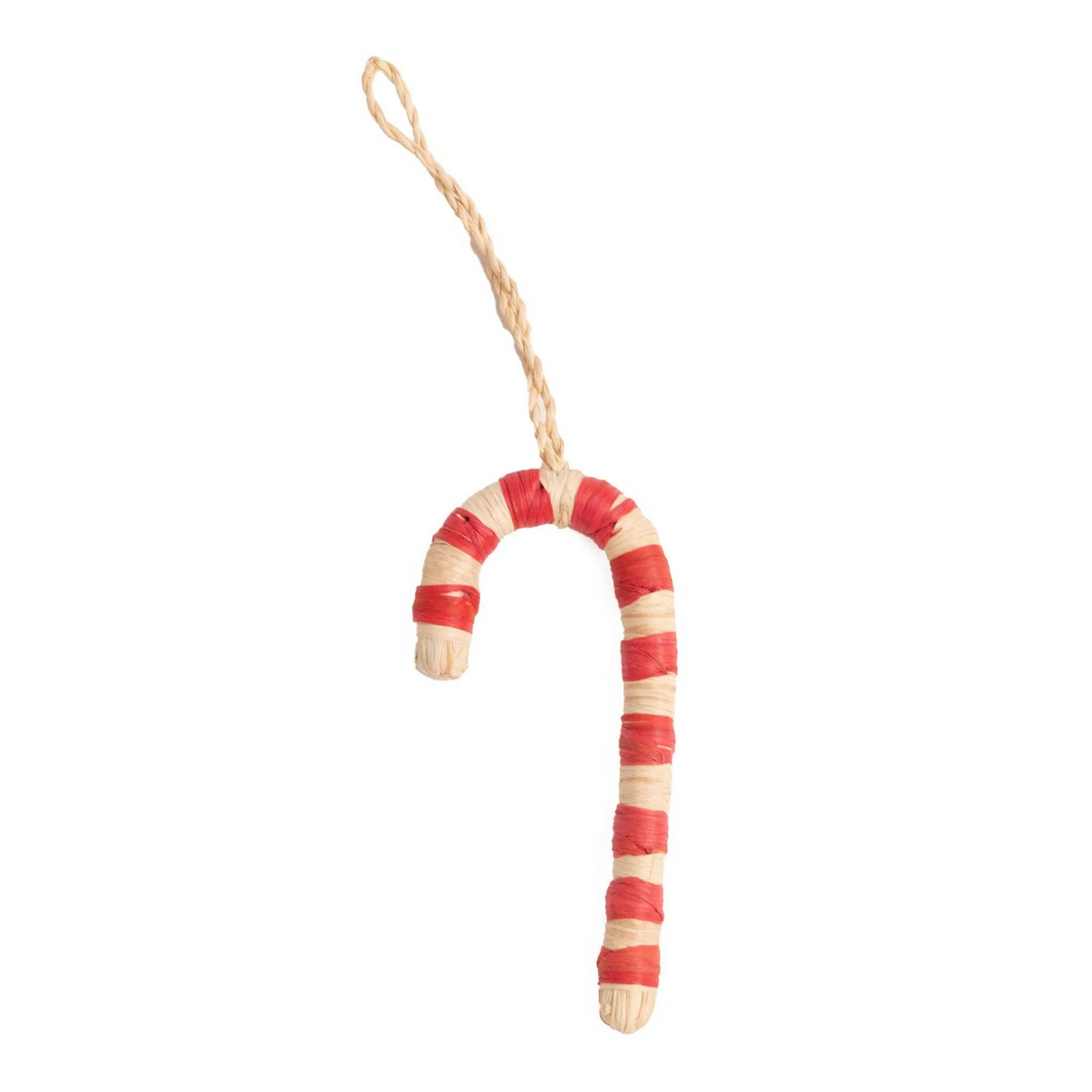 Woven Candy Cane Ornament