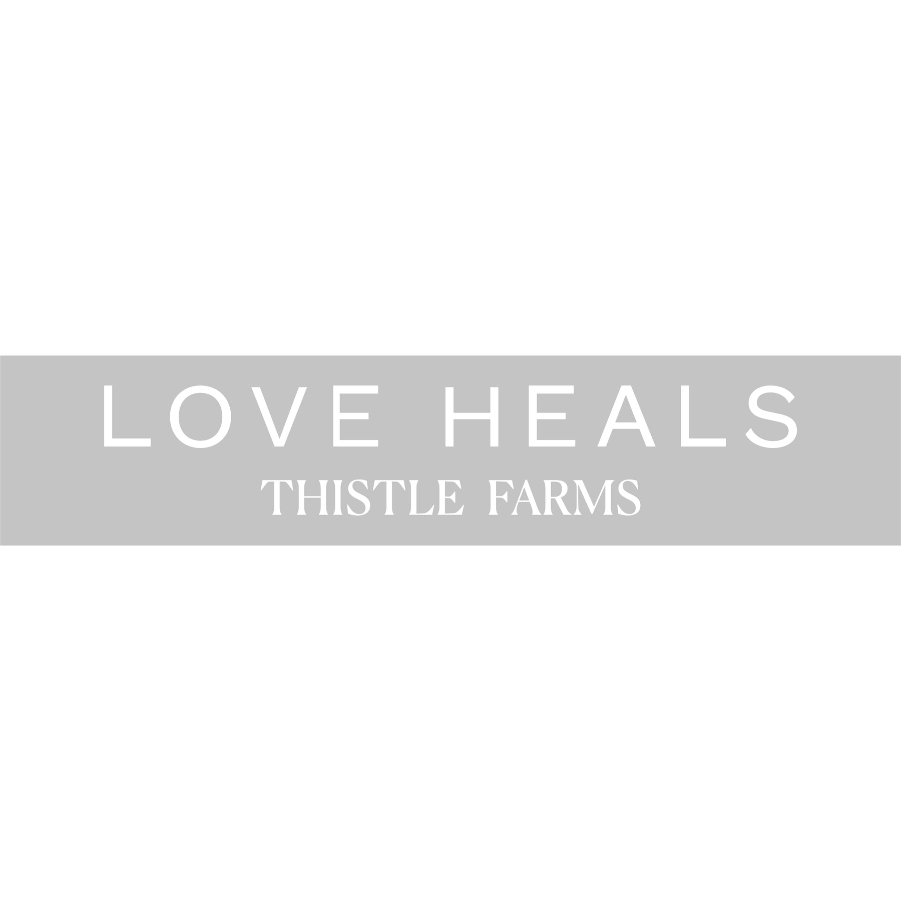 Love Heals Window Cling