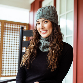 Cable Knit Cowl