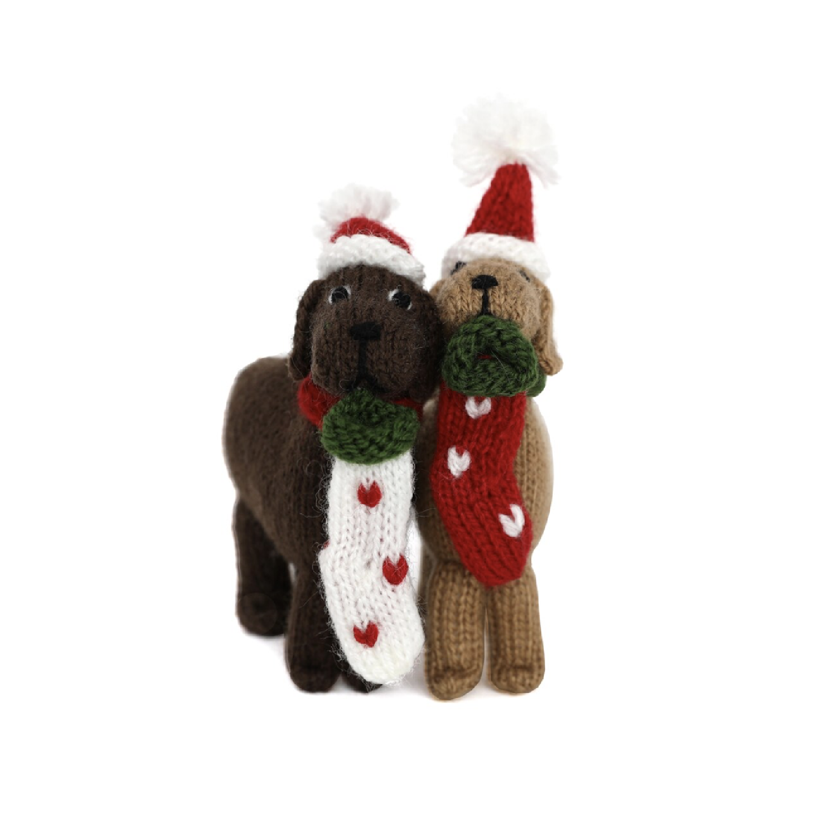 Dog with Stocking Ornament
