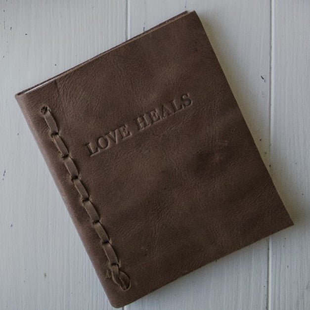 Love Heals Leather Journal