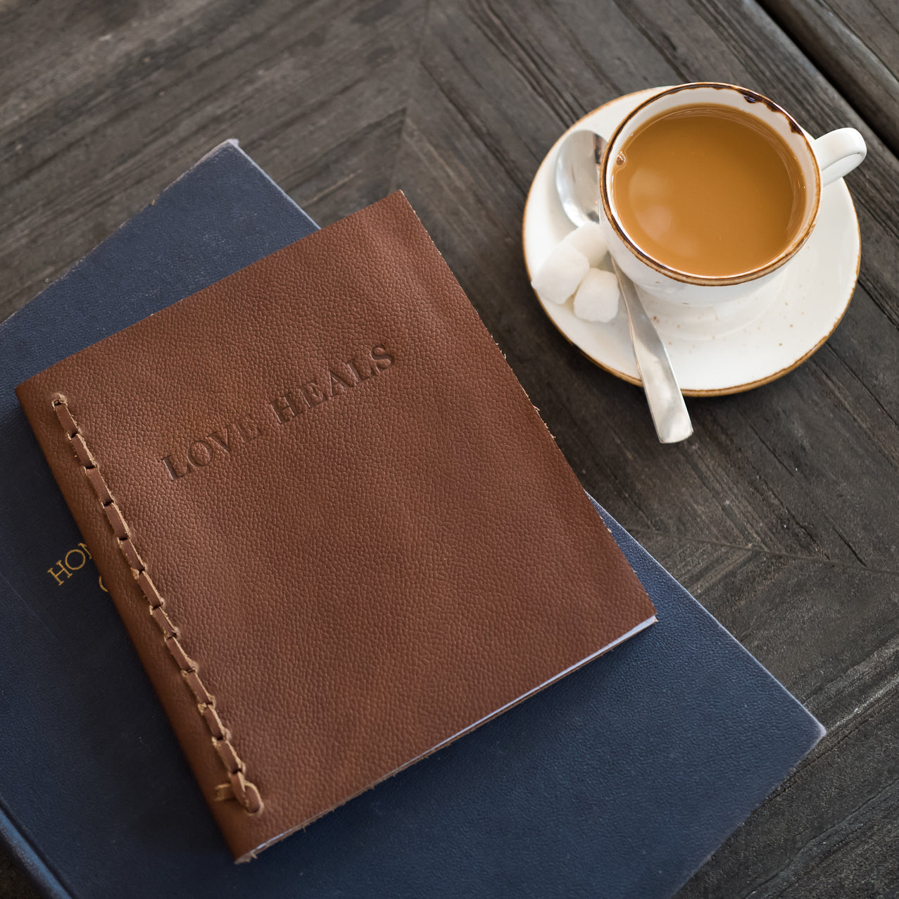 Journaling and Coffee Leather Gift Set