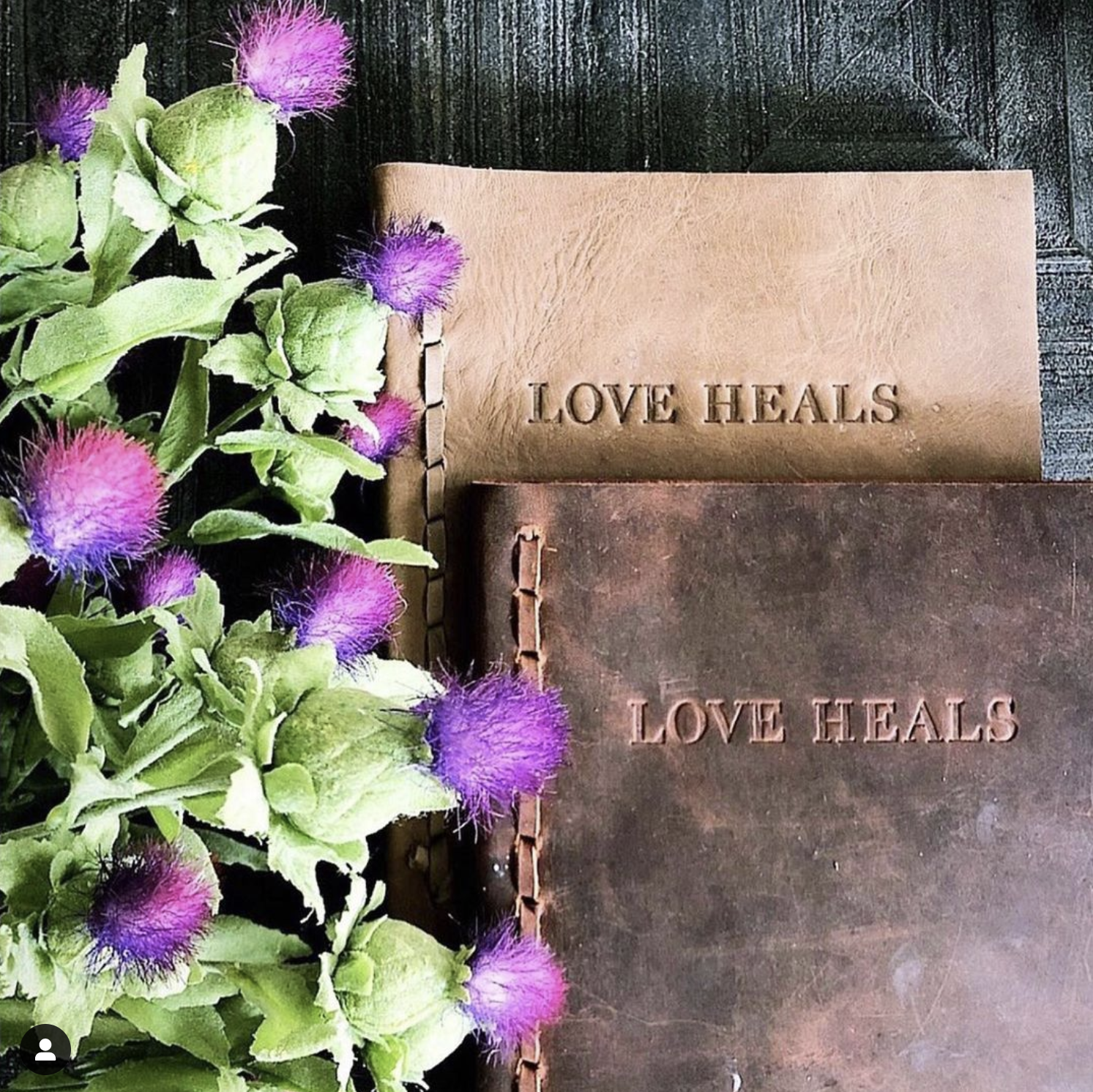 Love Heals Leather Journal