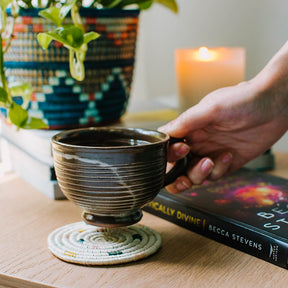 Brunette Ceramic Teacup