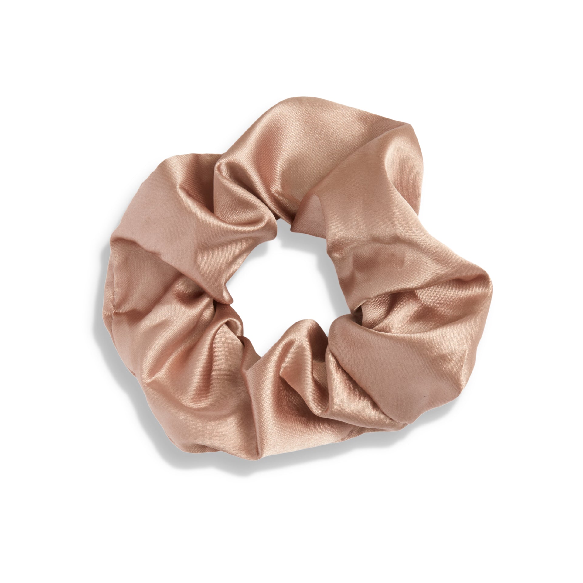 SATIN SCRUNCHIE ROSE SATIN SCRUNCHIE ROSE