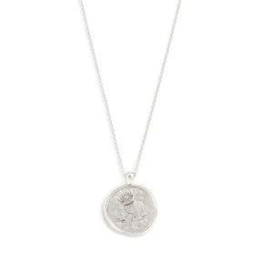 Thistle Coin Necklace